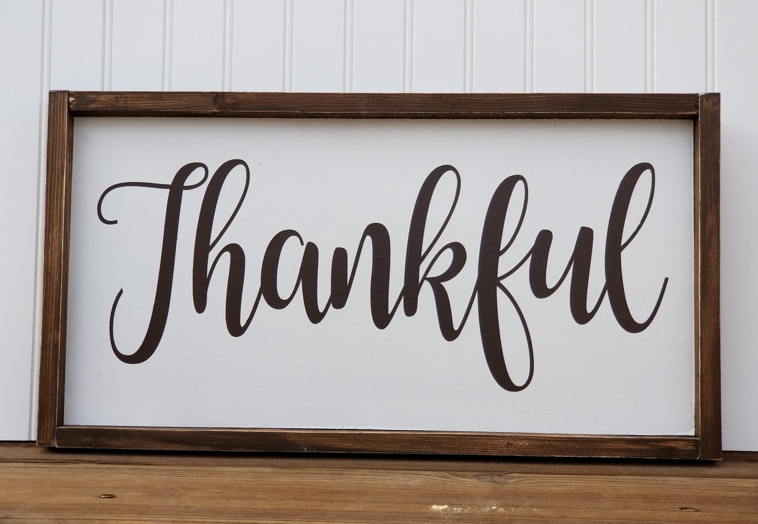 THANKFUL SIGN (10 x 20&quot;)-L