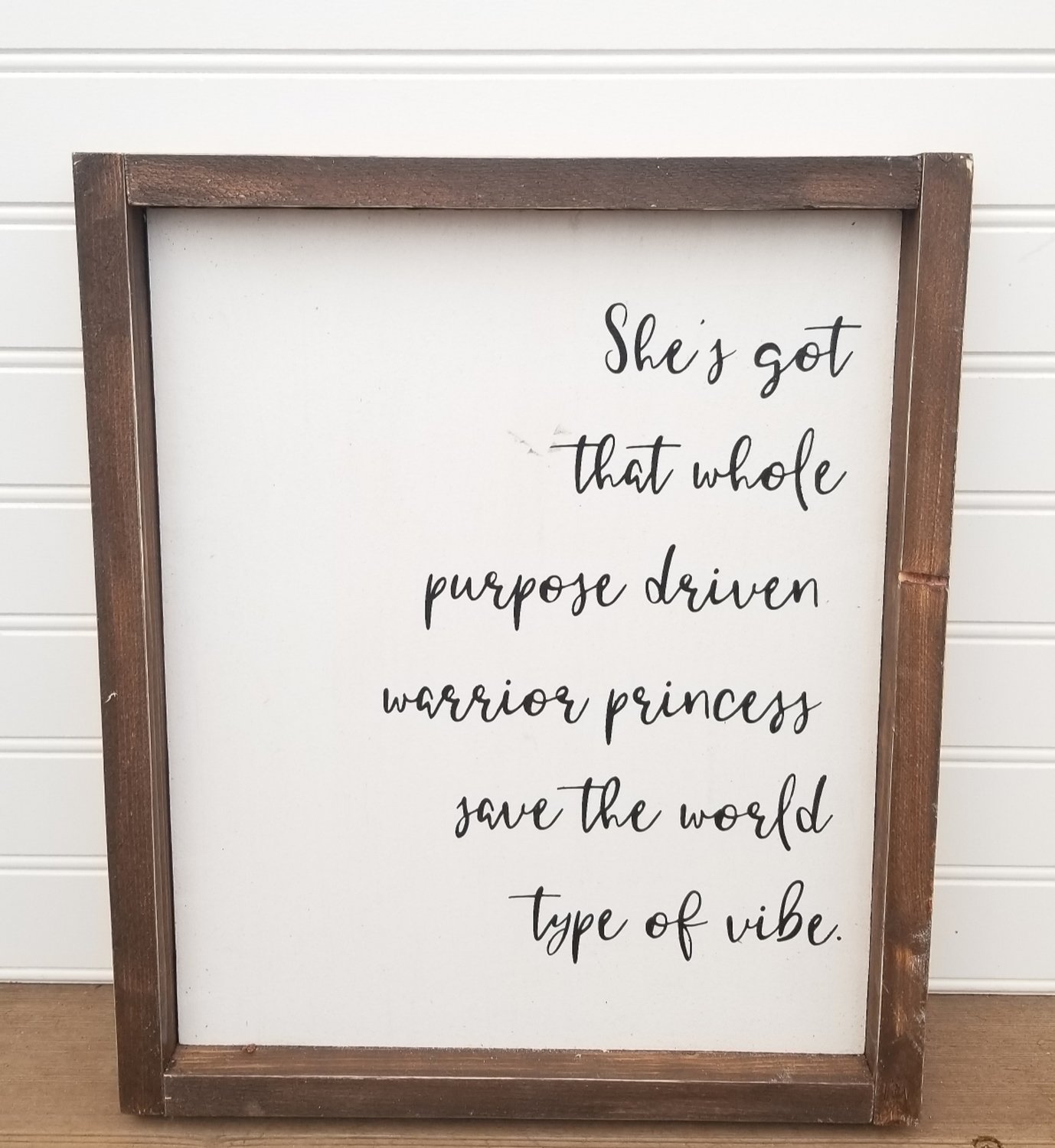 WARRIOR PRINCESS VIBE (10 x 12&quot;)-P