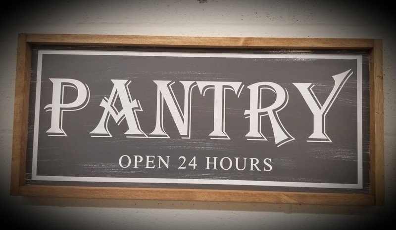PANTRY SIGN (10 x 24&quot;)-L