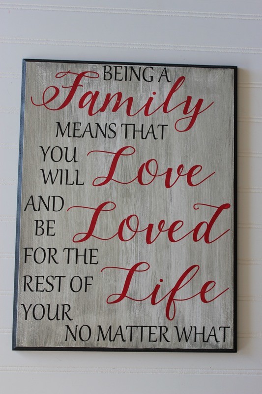 FAMILY LOVE SIGN (12 X 18)-P*