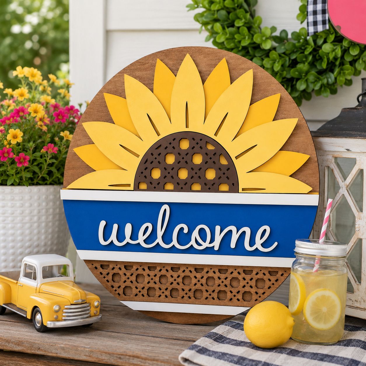 SUNFLOWER WELCOME ROUND KIT