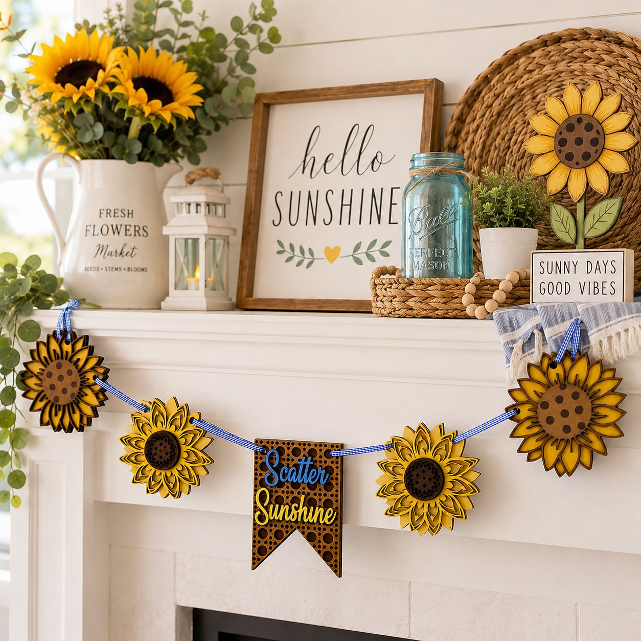 SUNFLOWER BANNER KIT