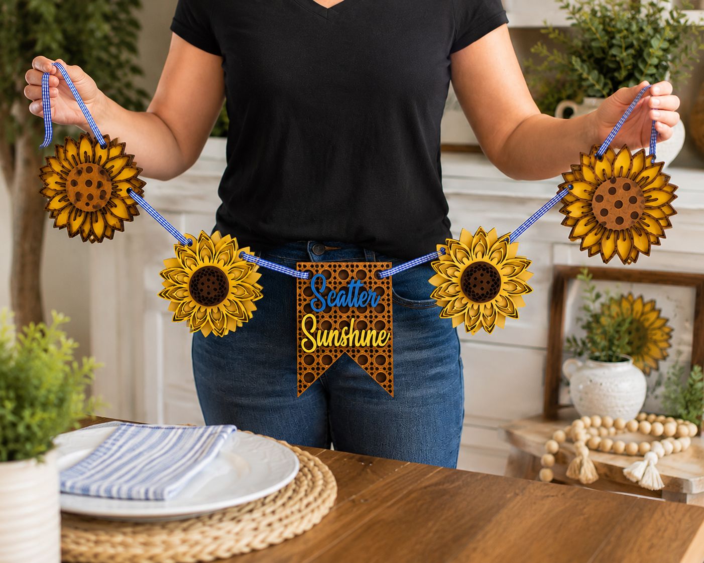 SUNFLOWER BANNER KIT