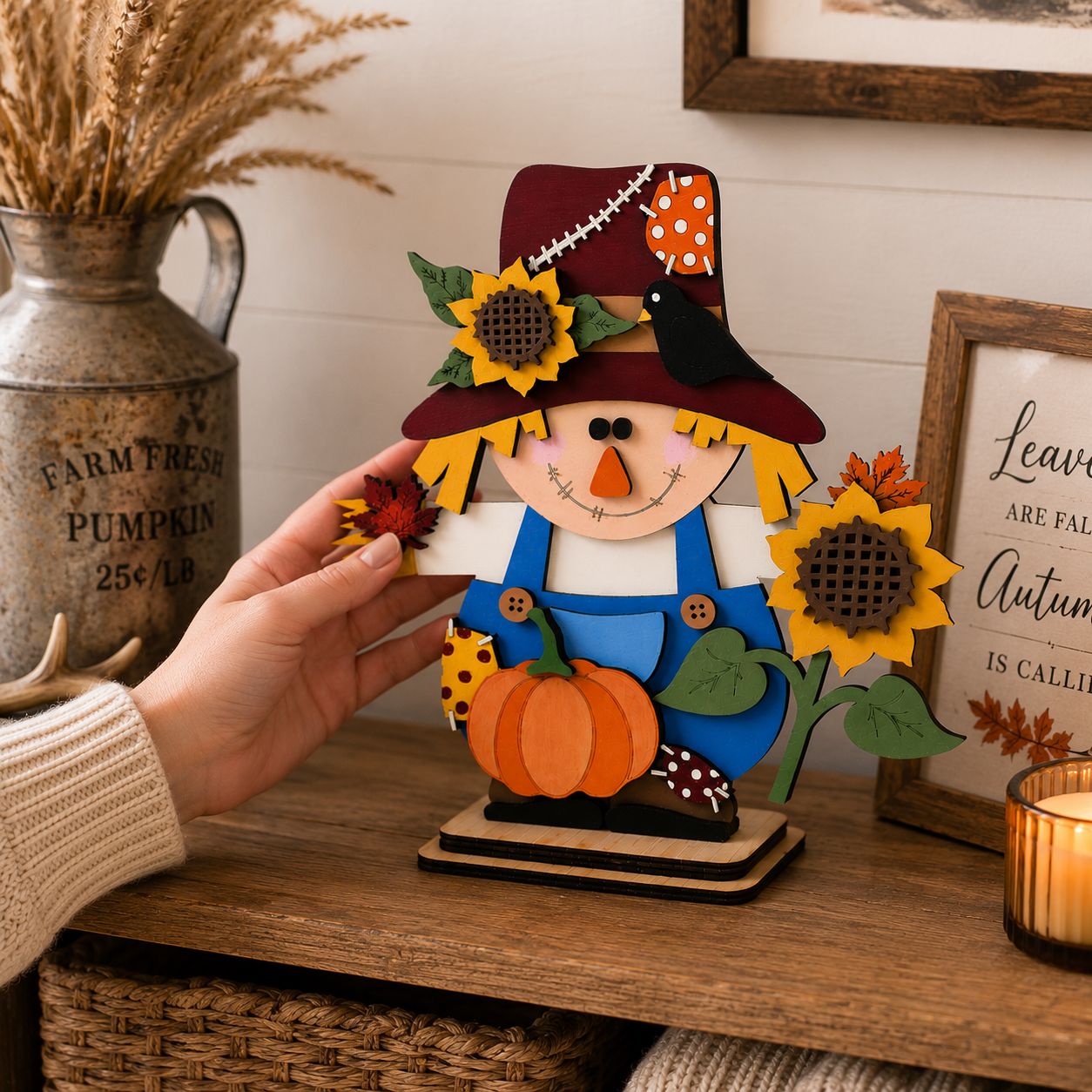 SUNNY SCARECROW SITTER