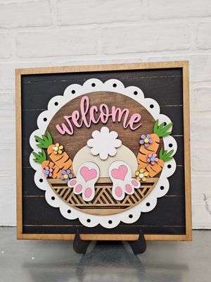 SHIPLAP CHANGEABLE LACE SIGN WITH "CHOSEN SET"