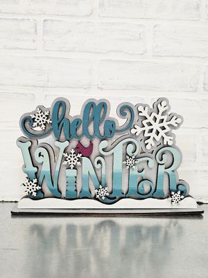 STANDING HELLO WINTER