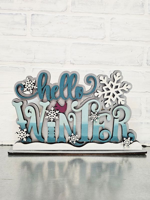 STANDING HELLO WINTER