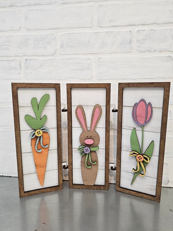STANDING EASTER TRIO OF SIGNS