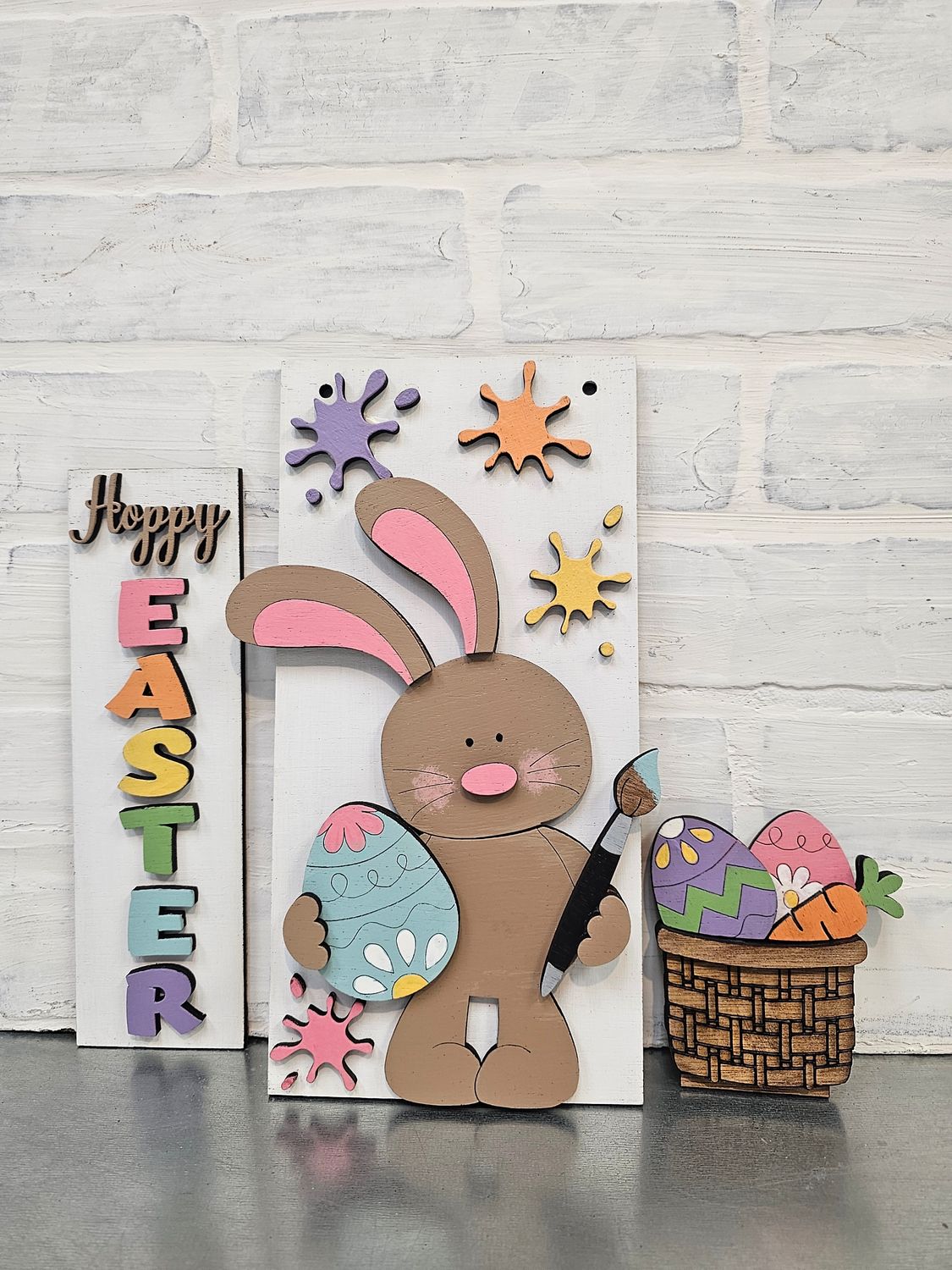 STANDING CHANGEABLE POST- EASTER SET ( NO POST)