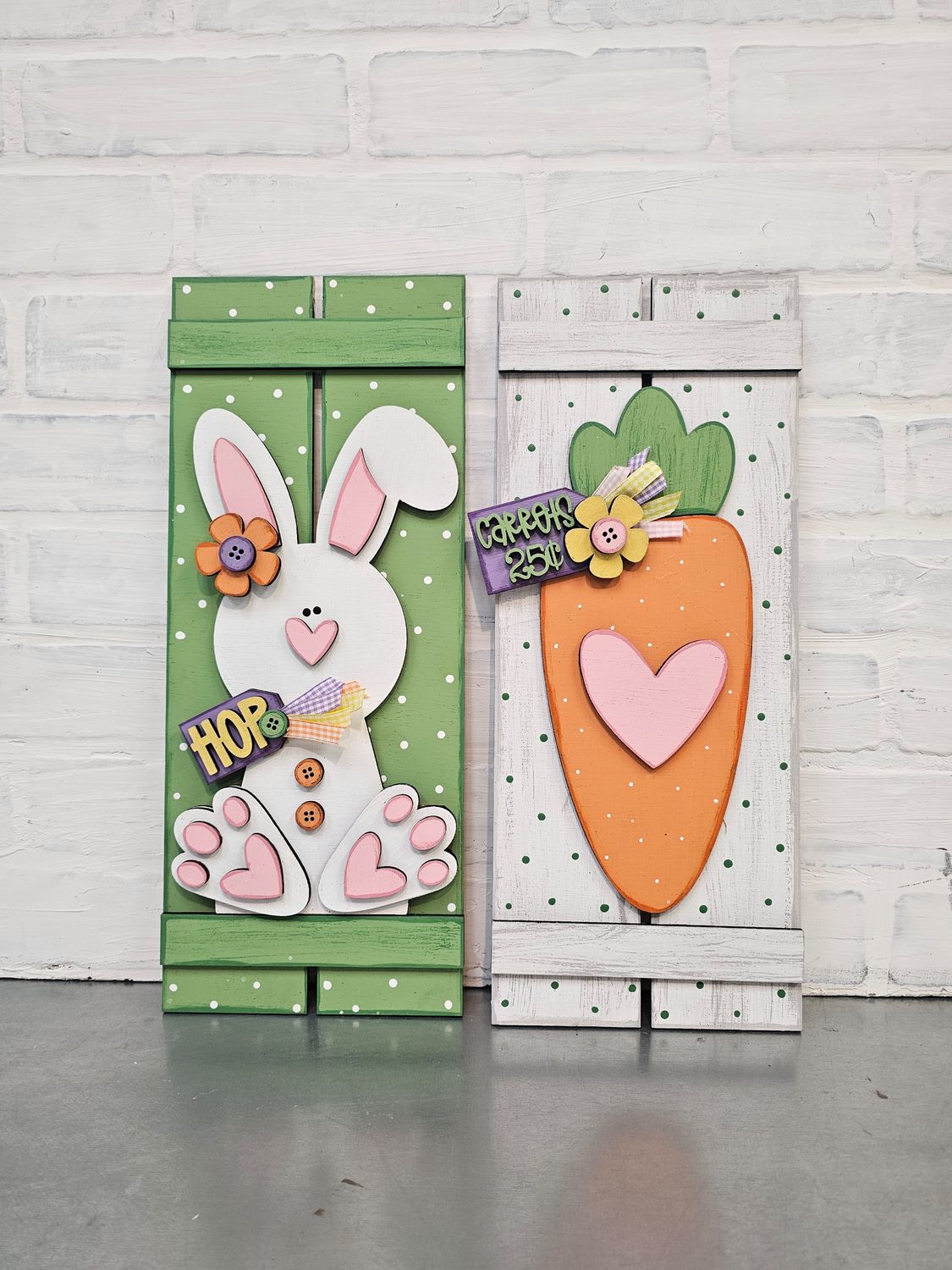 PALLET BUNNY &amp; CARROT SET