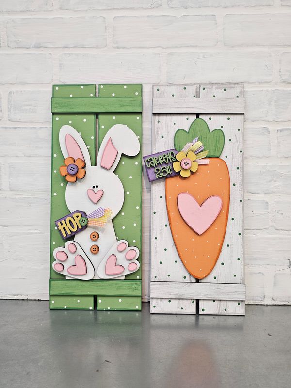 PALLET BUNNY &amp; CARROT SET