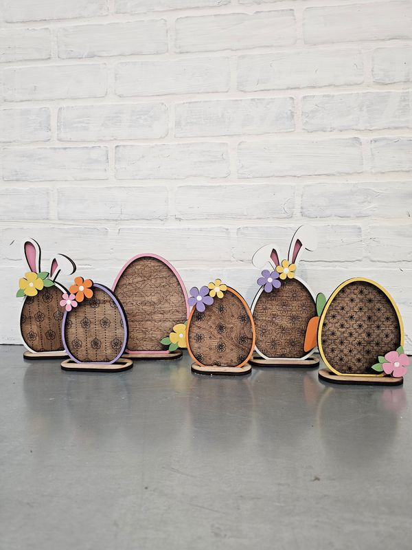 MINI STANDING EGGS &amp; BUNNIES
