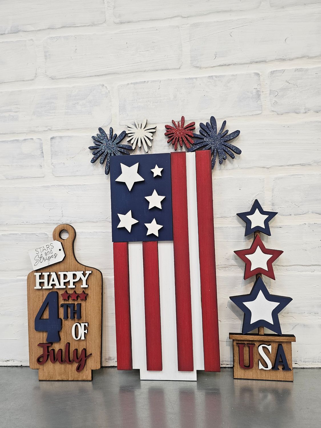 CHANGEABLE WINDOW- PATRIOTIC SET (NO WINDOW)