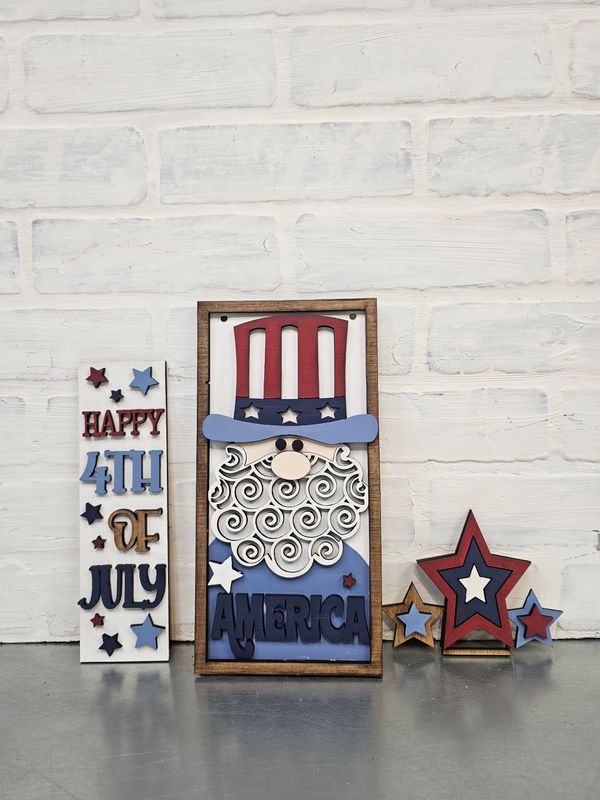 STANDING CHANGEABLE POST-PATRIOTIC SET (NO POST)