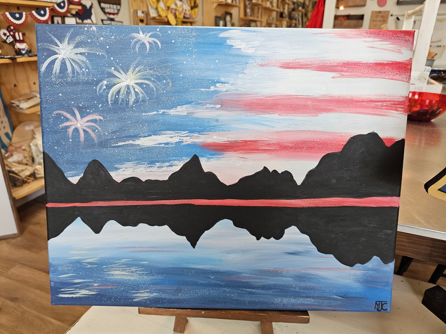 PATRIOTIC CANVAS PAINT NIGHT ( June 13th 7pm)