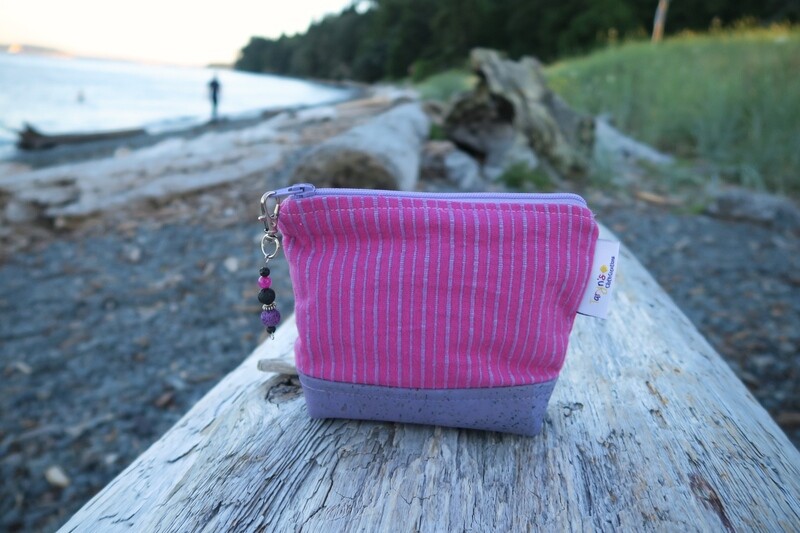 Small Carry Case -Pink Mariner&#39;s Cloth