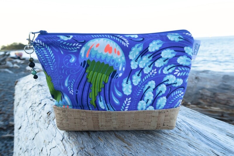 Large Cork Carry Case Jellyfish
