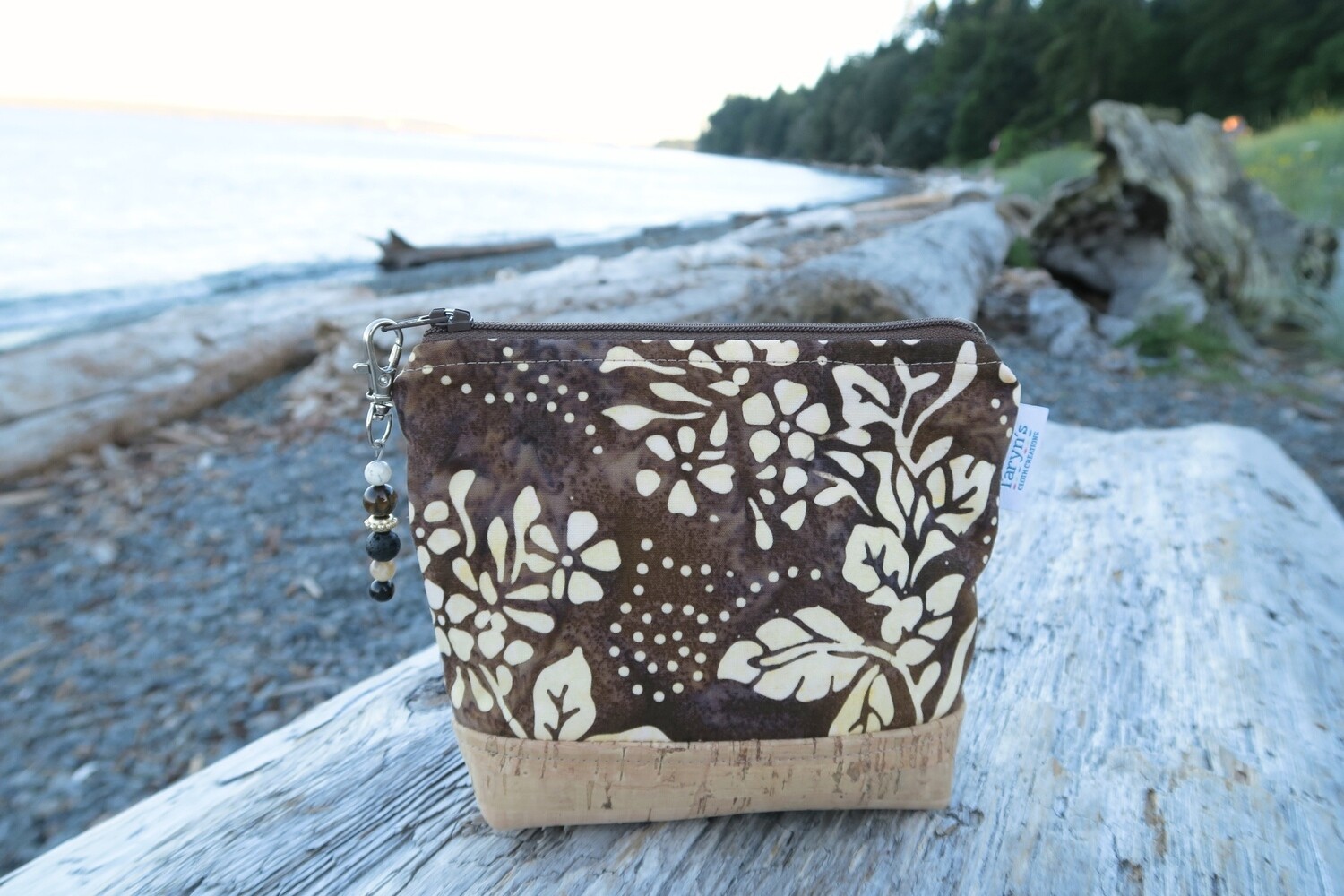 Small Carry Case - Brown Batik