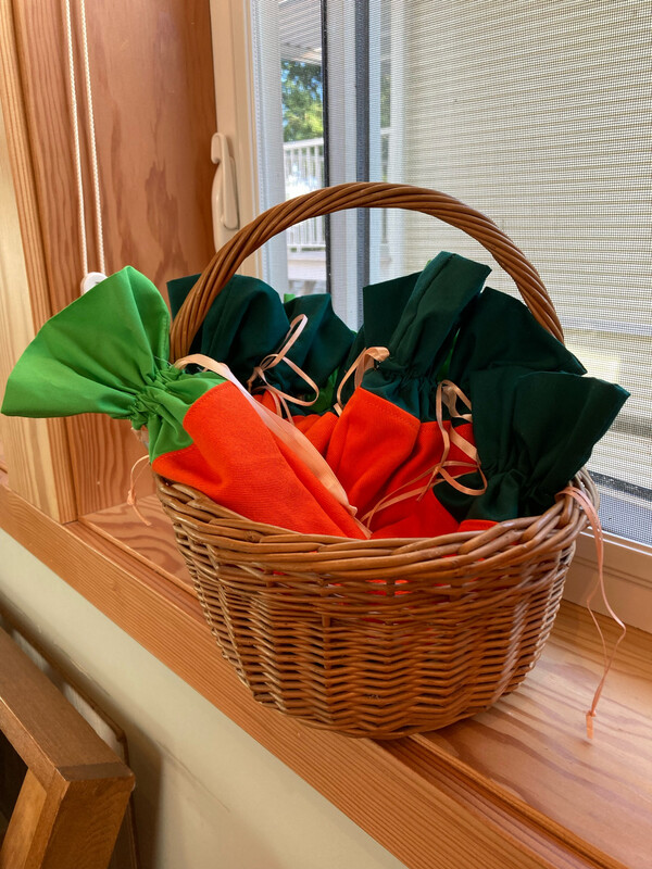 Drawstring Bags -Carrot