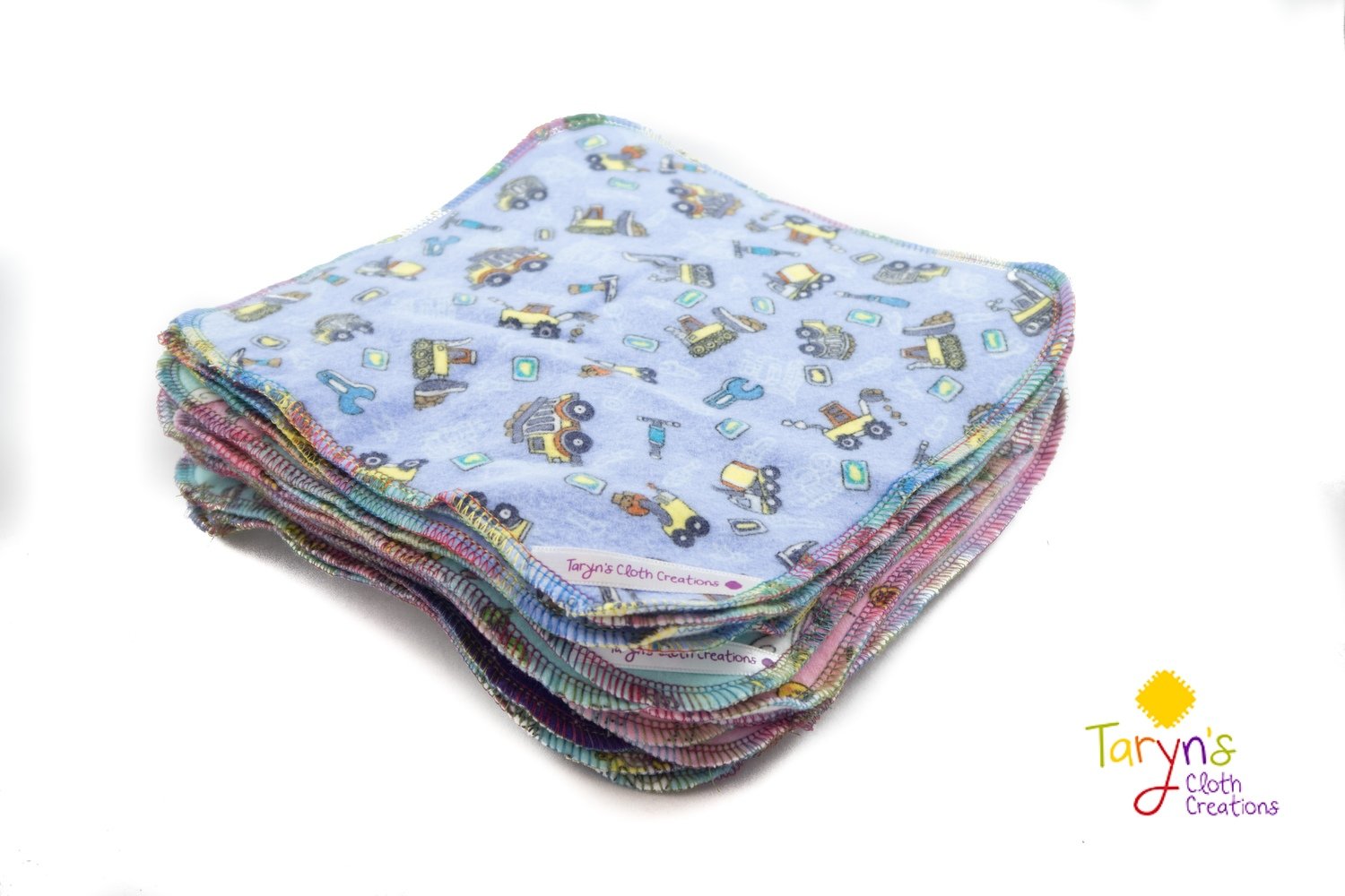 Double Flannel Cloth Wipes
