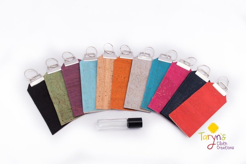 Cork Leather Keychain