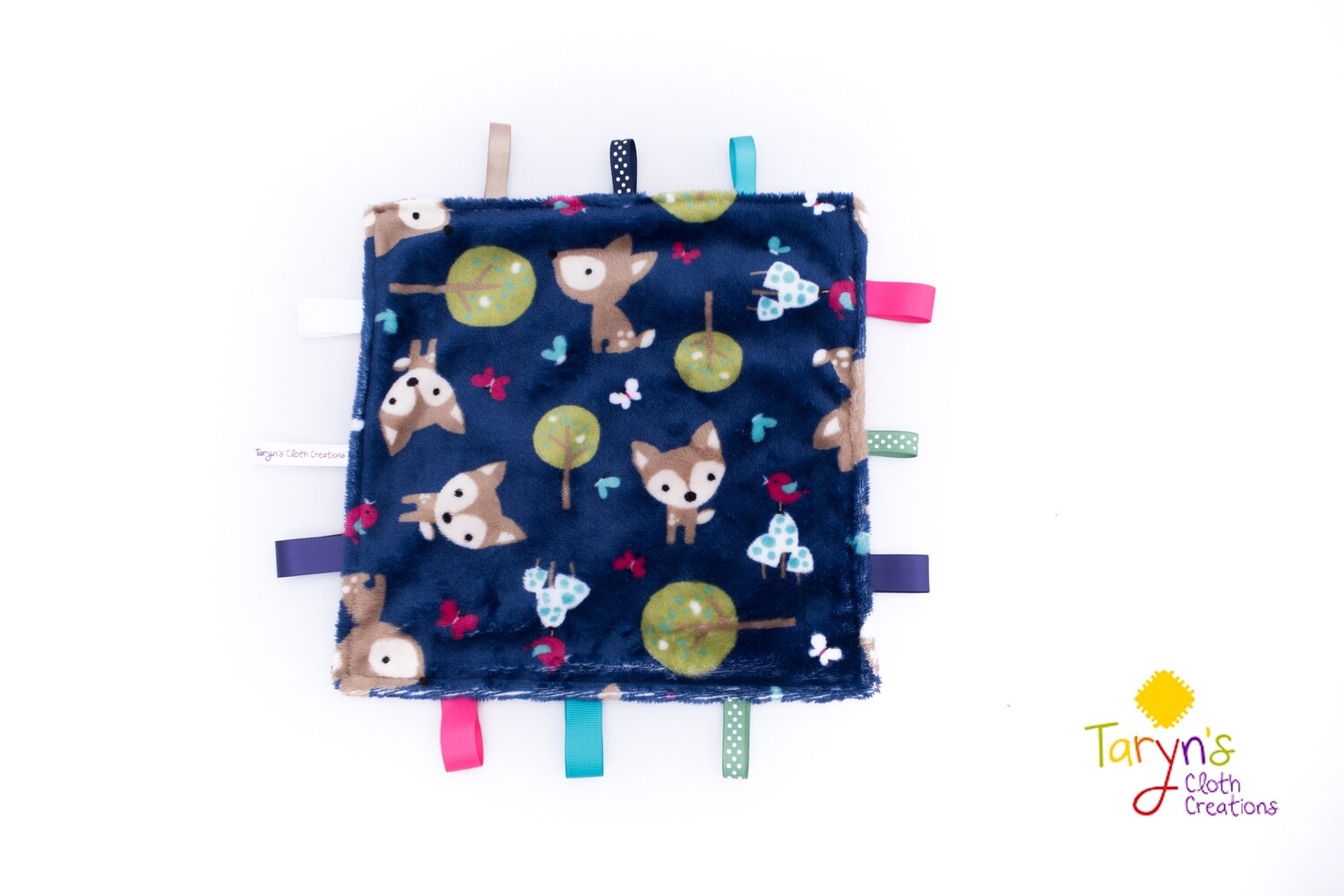 Ribbon Tag Baby Blanket