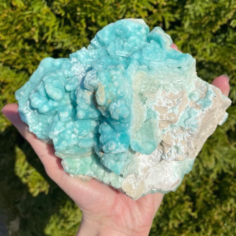 Blue Aragonite Specimen A