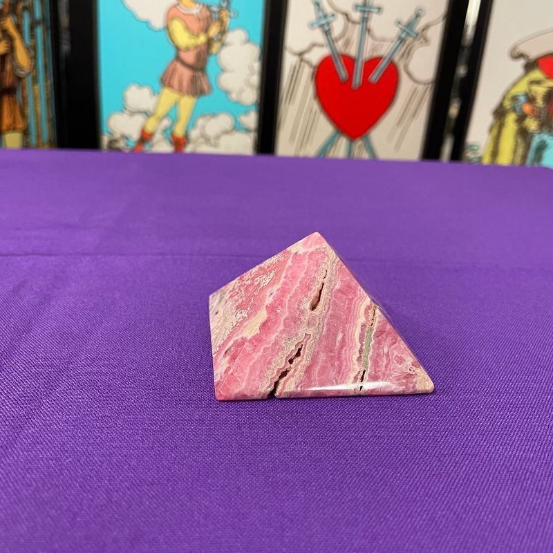 Rhodochrosite Pyramid