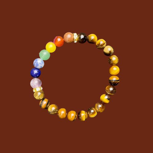 Tigers Eye Chakra Bracelet_
