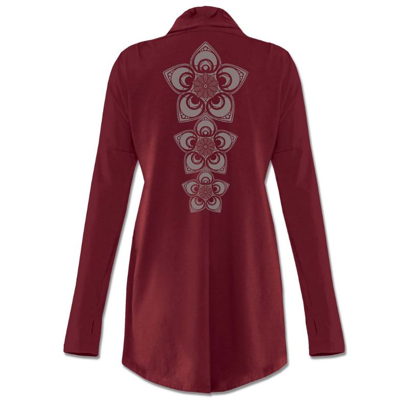 Lotus Blossom Draped Cardigan