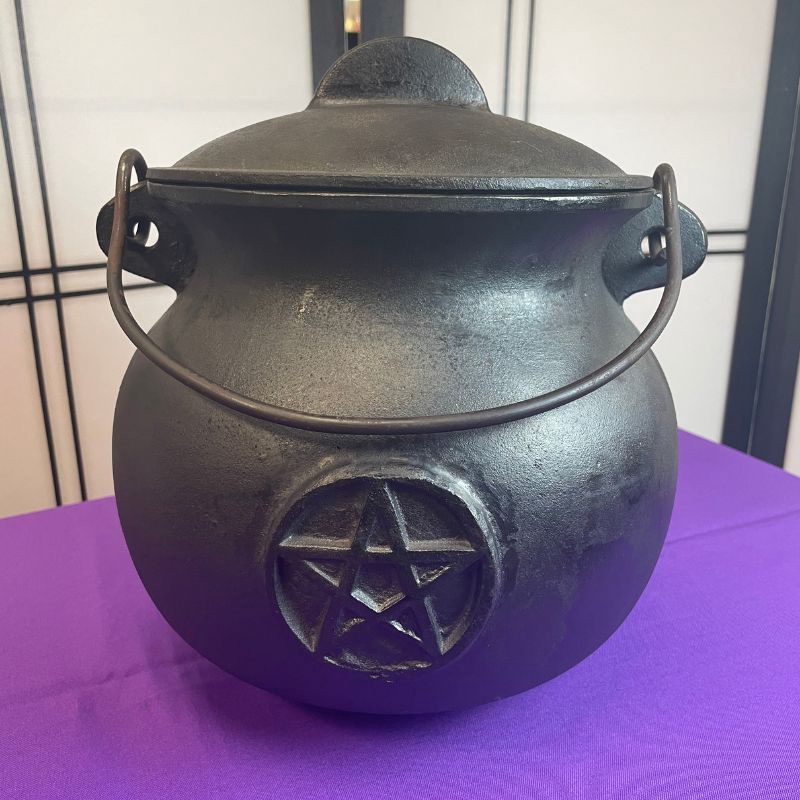 Pentacle Cauldron 9.5in