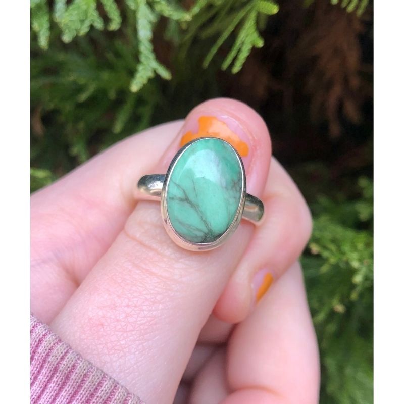 Variscite Oval Sz12