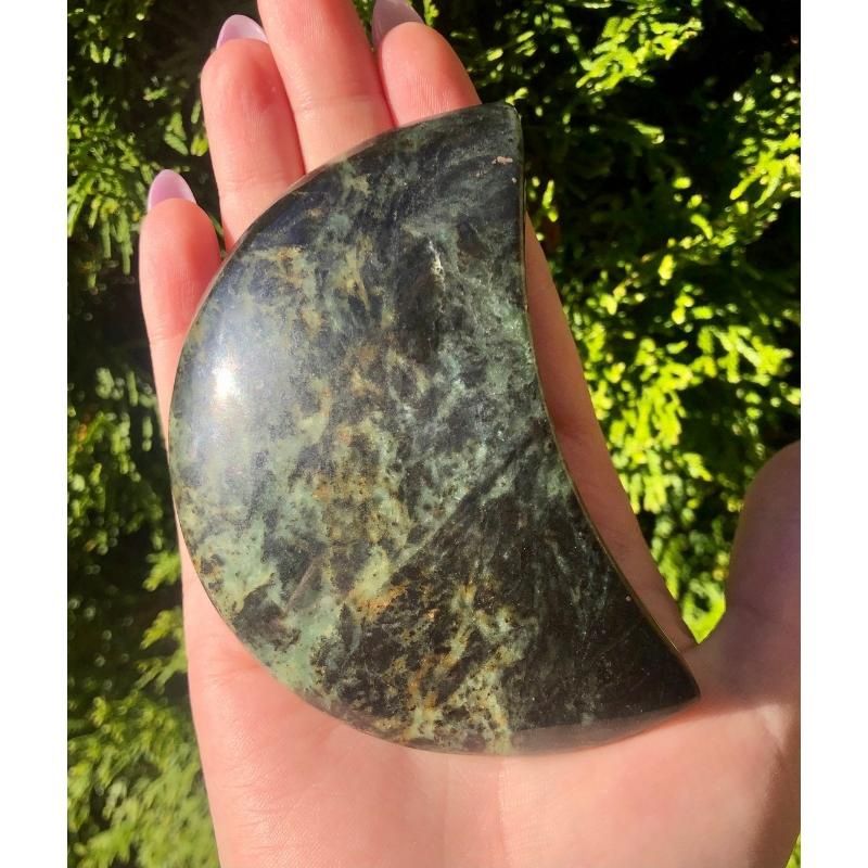 Kambaba Jasper Gemstone Moon