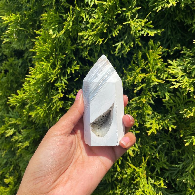 Druzy Agate Tower_ Druzy Agate Tower