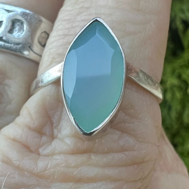 Chalcedony Ring Size 7