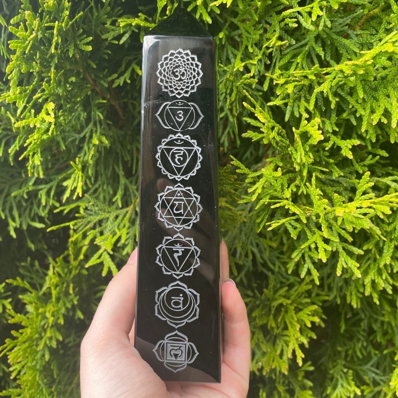 Chakra Silver Obsidian