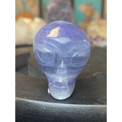 Fluorite Alien Skull