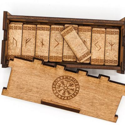 Elder Futhark Rune Staves Smoke