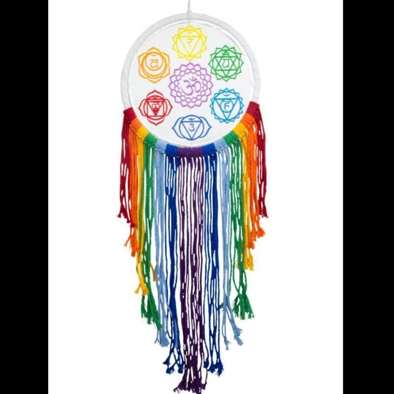 Embroidered Chakra Wall Hanging