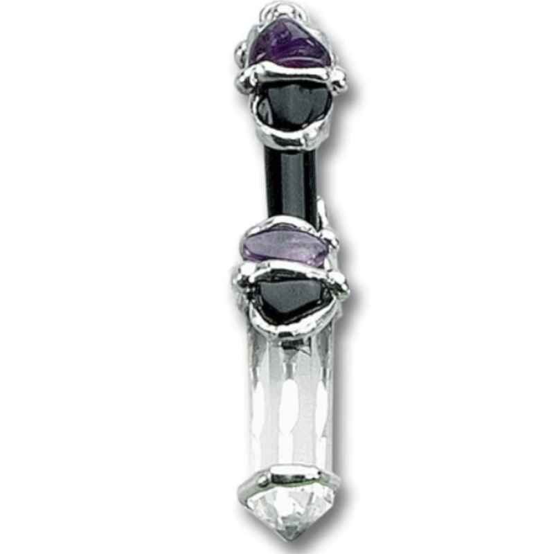 SOL Protection Evil Eye Mini Wand Necklace