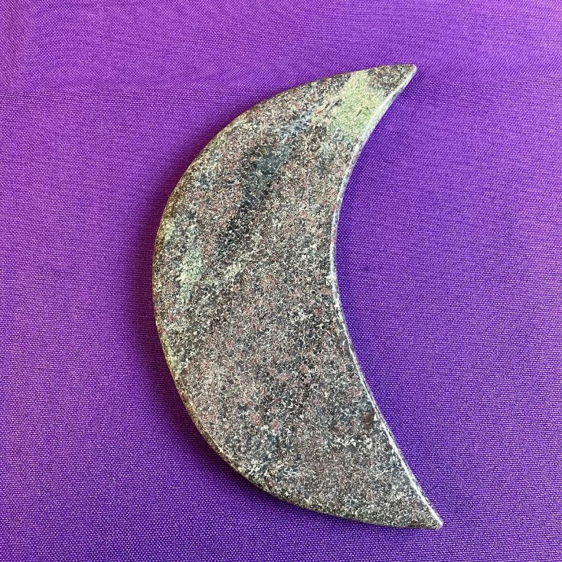 Red Kyanite Crescent Moon