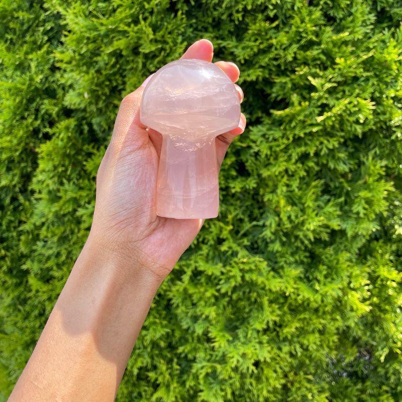 Rose Quartz Mushroom