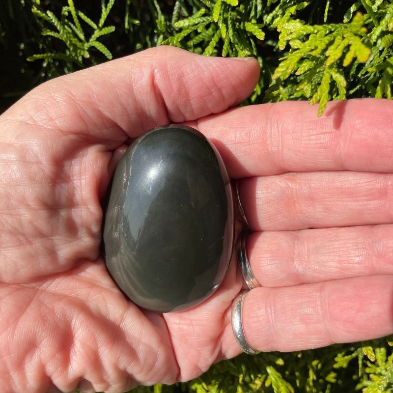 Rainbow Obsidian Pillow
