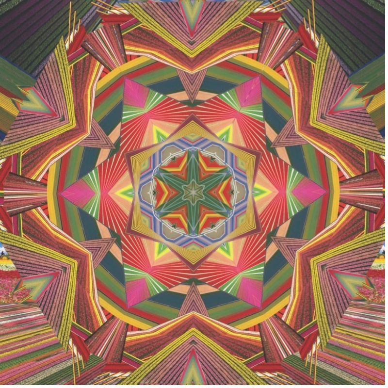 Flower Fields Meditation Mat