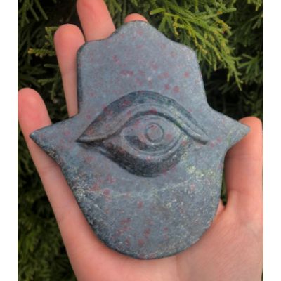 Ruby Kyanite Hamsa Hand