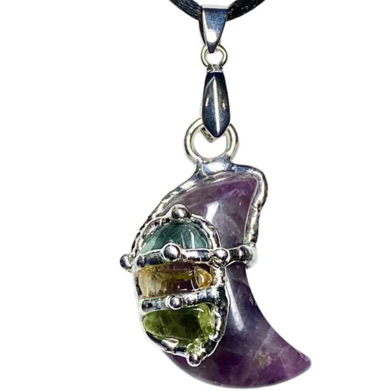 SOL Prosperity Moon Necklace