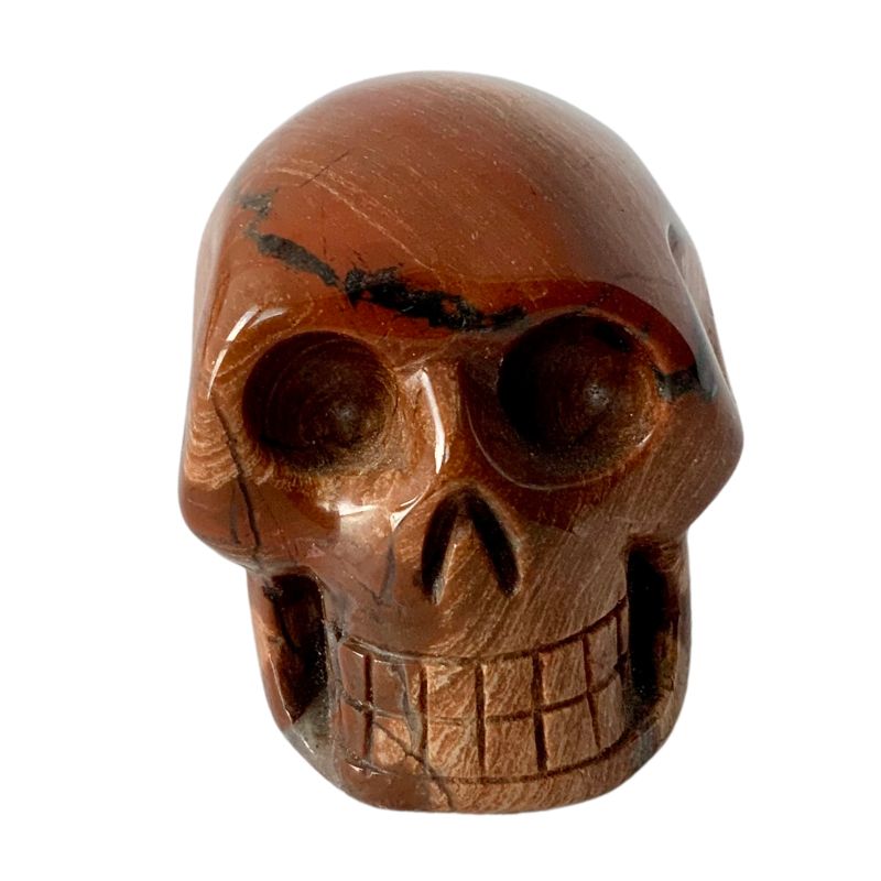 Brecciated Jasper Skull