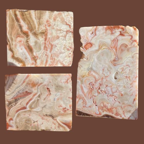 Pink Calcite Slice Large