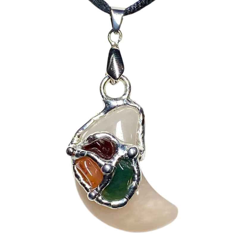 SOL Good Karma Moon Necklace