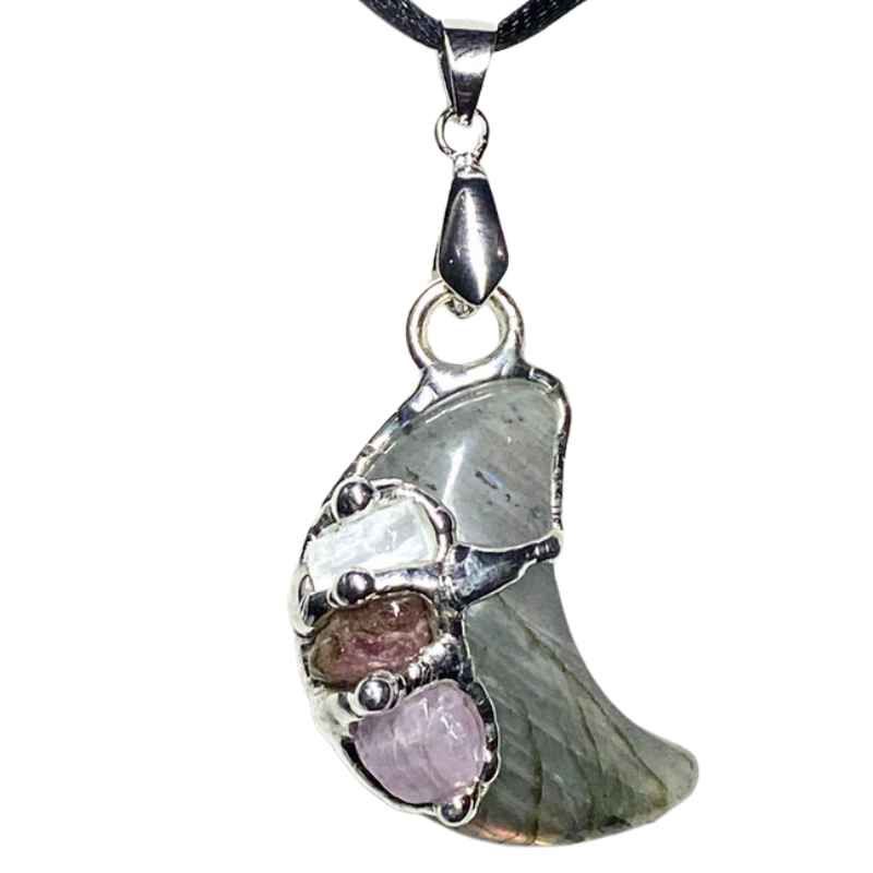 SOL Rainbow Moon Necklace